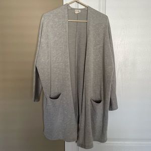 Anthropologie Donni Women’s Longline Oversized Ribbed Cardigan.